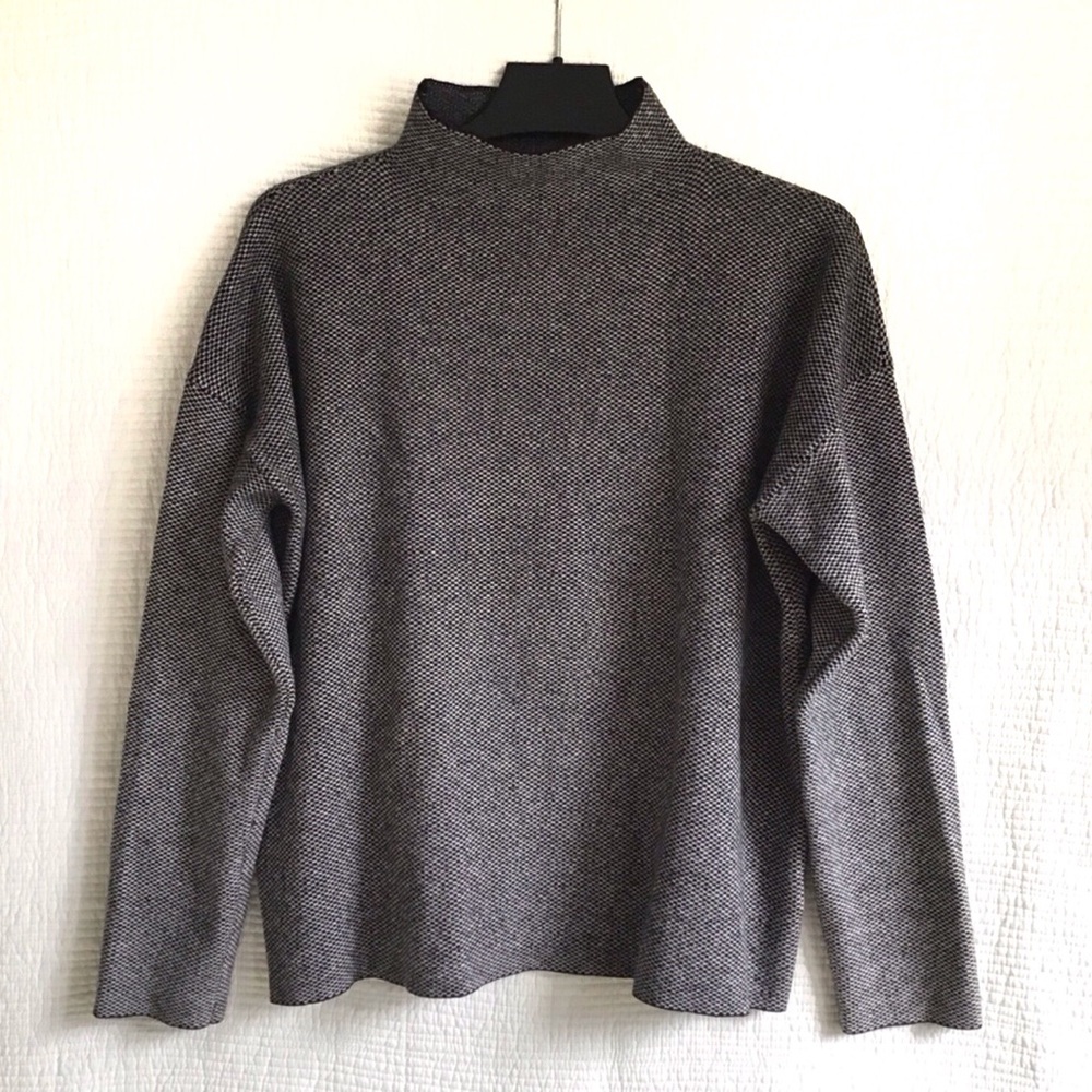 Cynthia Rowley Charcoal Turtleneck Sweater